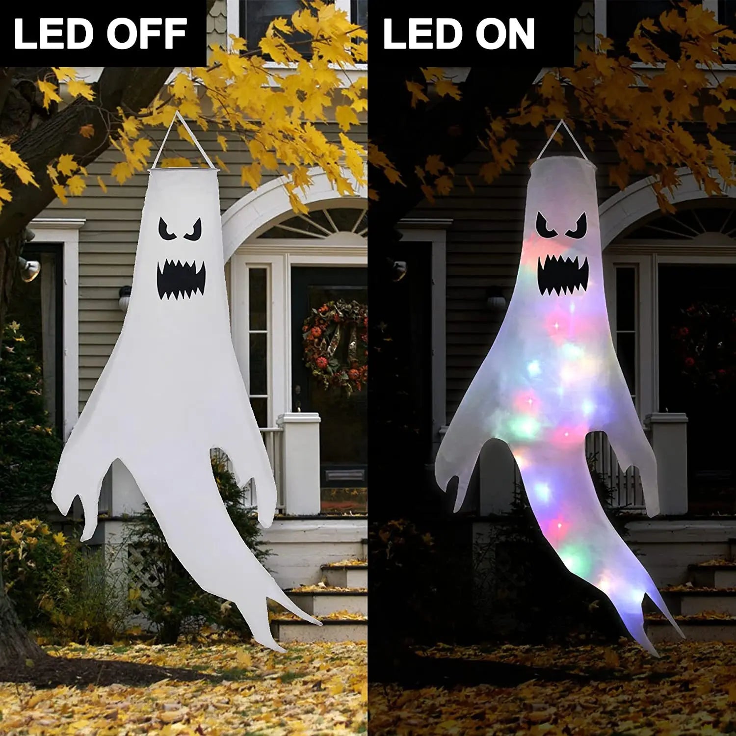 Wiszący duch LED podświetlany