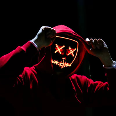 Neonowa maska LED (Purge)- HIT HALLOWEEN 2025