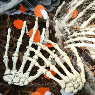 Realistyczne dłonie szkieletu HALLOWEEN