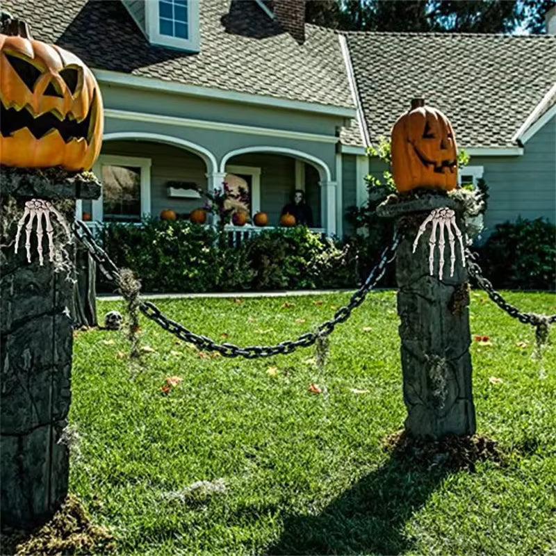 Realistyczne dłonie szkieletu HALLOWEEN