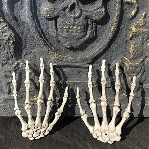 Realistyczne dłonie szkieletu HALLOWEEN