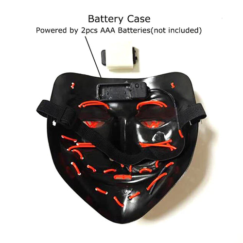 Neonowa maska LED (Purge)- HIT HALLOWEEN 2025